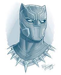 Black panther has been making news with its oscars nominations and now jack kirby's grandson has revealed the iconic artist's first sketch of the iconic character. Kyle Petchock Art On Twitter Black Panther Cool Down Sketch From Yesterday The Movie Was Amazing Too Blackpanther Marvel Sketch Fanart Portraitsketch Portrait Draw Drawing Illustration Https T Co Tdyyjmrbdi