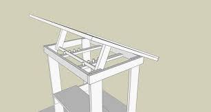 Durably constructed of smoothly finished wood, our easel features seven settings for your choice of angles. Homemade Drafting Table Drawing Desk Drafting Table Drawing Table