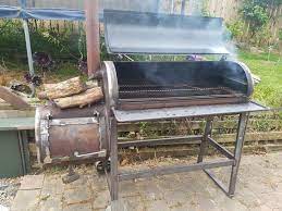 Reverse Flow Offset Smoker I Built Handmade Crafts Howto Diy Offset Smoker Smoker Plans Smoker Trailer