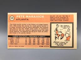 1970 topps #123 pete maravich psa 2 rc rookie card hof m235. Sold Price 1970 Topps Pete Maravich 123 Rookie Card October 3 0120 5 00 Pm Edt