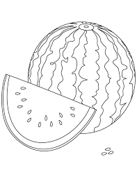 Watermelon coloring pages for toddlers. Pin On Coloring Pages Down Load
