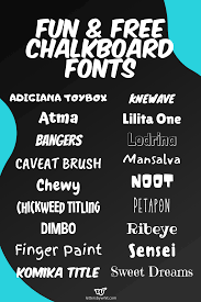 Download The Printable List Of All Free Fonts For Fun Projects Use In Canva Or Adobe Programs And Make Your Design Stand Out I Like To Use Fun Fonts For Miles In