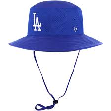 Men S 47 Royal Los Angeles Dodgers Panama Pail Bucket Hat Osfa Walmart Com