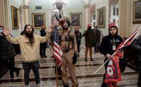 Jacob anthony chansley, aka jake angeli of chansley confirmed to law enforcement he was the male seen wearing horns, face paint and headdress in vice president pence's chair in the senate. Donald Trump Supporter Seen In Horned Fur Hat Charged In Us Capitol Violence