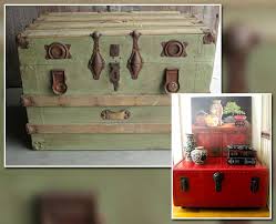 Painting an old trunk, saving furniture with paint!! Paint Old Trunks With These Diy Ideas