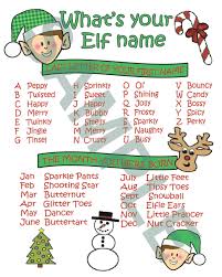 What S Your Elf Name 8 X 10 Printable Download Christmas Party Game Work Christmas Party Funny Christmas Party Games Kids Christmas Party