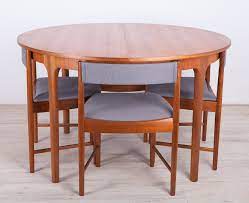 Additionally, our customers can shop online and take advantage of free nationwide shipping on most orders! Mid Century Teak Dining Table Chairs Set From Mcintosh 1960s 118968