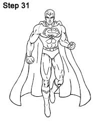 Learn how to draw and color superman in this step by step video. How To Draw Superman Full Body