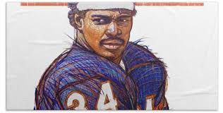 Walter Payton Hand Towels for Sale