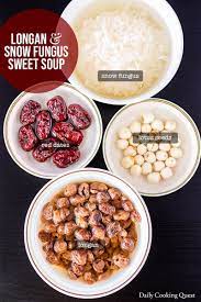 Cheng Teng Longan And Snow Fungus Sweet Soup Recipe Sweet Soup Chinese Dessert Recipe Chinese Dessert