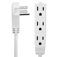 In the old days, the days of two pole outlets, the outlet and the box were grounded.the third prong. Bindmaster 30 Feet Extension Cord Wire 3 Prong Grounded 3 Outlets Angled Flat Plug Round Wire White Buy Online In Bahamas At Bahamas Desertcart Com Productid 75483406