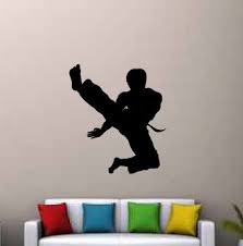 Zoomie Kids Marc Martial Arts Karate Kick Personalize Wall Decal Wayfair