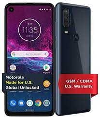 Shop motorola moto g7 with 64gb memory cell phone (unlocked) ceramic black at best buy. Motorola One Action With Alexa Push To Talk Unlocked Smartphone Global Version 128gb Denim Us Warranty Verizon At T T Mobile Sprint Boost Cricket Metro Android A2z