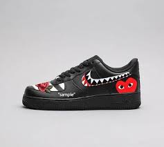 Custom Air Force 1 Sample Off Whites Nike Air Shoes Diy Sneakers Sneakers