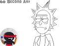 Standard unframed posters are printed on standard poster. Drawing Rick Drip Effect Drawing Rick And Morty Chandan Mehta Arts Youtube