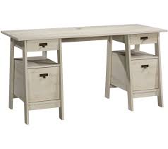 Item is designed for convenient and useful in any home, office, apartment or dorm setting. Buy Teknik Executive Trestle Desk Chalked Chestnut Free Delivery Currys