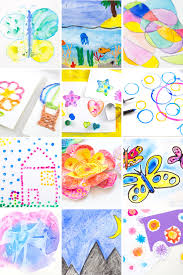 Easy watercolor ideas for kids. 12 Awesome Watercolor Art Activities For Kids A Free Printable Guide Art Activities For Kids Art Activities Art Lessons For Kids