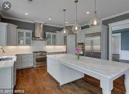 Simple and efficient and can be a good fit for any kitchen layout. Granite Island Table Support