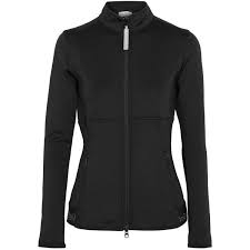 Adidas By Stella Mccartney The Midlayer Climalite Stretch Jersey 110 Liked On Polyvore Fea Activewear Jackets Stella Mccartney Adidas Adidas Activewear