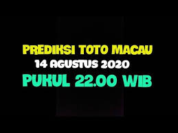 Prediksi Toto Macau 14 Agustus 2020 Pukul 22 00 Wib Youtube