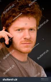 Young Man Poses He Has Ginger Stock Photo 46766584