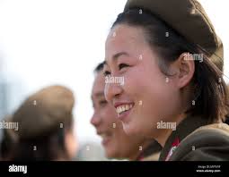 North korea female army hi-res stock photography and images