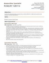 Learn how to write resumes that will land you dream jobs and amaze every employer. Ammunition Specialist Resume Samples Qwikresume