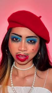 Divertida recreación de un maquillaje desafiante