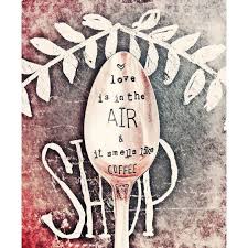 Love Is In The Air And It Smells Like Coffee Stamped Silver Spoon Love Is In The Air And It By Sweetthymedesign Stamped Silver Nature Inspired Gift Stamp