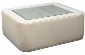Fabric ottoman coffee table can give a room a creative gathering point that reflects your personality. Fabric And Glass Coffee Table Coffee Tables From Brights Of Nettlebed