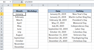 Whatever the life event, this calculator will help you find out how many days there are until it happens. Excel Formula Workdays Per Month
