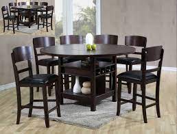 Offers a place where you can share a meal or interact with clients. Dining Room Table Round Dining Table Sets Brown Wood Dining Table Counter Height Dining Sets