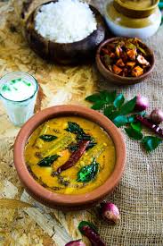 Kerala Style Sambar Is A Delicious Lentil Dish Full Of Flavorus From The Freshly Ground Spices And Coconut Here Is Its Tr Sambhar Recipe Lentil Dishes Recipes