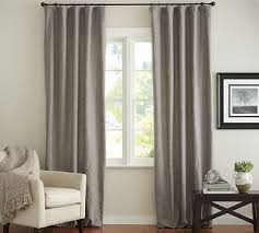 Emery Linen Cotton Drape Curtains Living Room Custom Drapes Simple Room