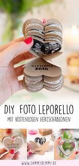 Diy Ideen Fur Den Valentinstag Fotogeschenke Und Streichholzschachtel In 2020 Geburtstagsgeschenke Zum Basteln Leporello Basteln Geschenke Selber Basteln