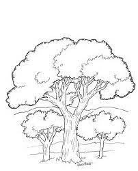 Tree with flowers at spring time. Coloring Pages Of Trees With Leaves Coloring Home