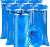 PHSZZ 40 Pack Vomit Bags Disposable, Leak Resistant Barf Bags, Portable  Blue Vomit Bag, 1000 Ml Emesis Puke Throw Up Nausea Motion Sickness Bag for  ...