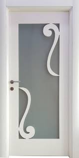 Katlanır kapı camlı beyaz 82x203 cm. L060 Mdf Lake Kapi Sade Camli Sik Kapi Kartallar Kapi