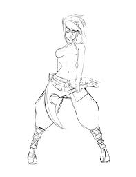 Akali Quick Sketch By Exaelart On Deviantart Legend Drawing League Of Legends Characters Champions League Of Legends