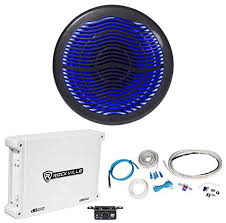 Consider the example of a traditional ski boat or bowrider for using a single subwoofer under the dash in the cockpit. Rockville Ms10lb 10 2400w Black Marine Boat 10 Led Free Air Subwoofer Mono Amp Wire Kit Buy Online In Kuwait At Desertcart Com Kw Productid 87192240
