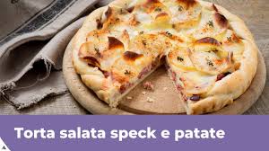 Bagna la superficie della torta con il latte, versandolo uniformemente. Torta Salata Speck E Patate Facile E Veloce Youtube