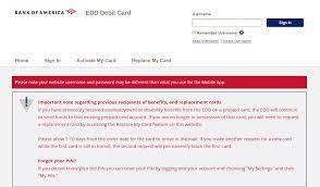 This debit card is a great and simple way to acquire the benefits of go to this website bankofamerica.com/eddcard, there you will observe the option of activate my card. Www Bankofamerica Com Eddcard Access To Your Bank Of America Edd Card My Credit Card
