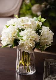 This versatile genus includes 75 species and hundreds of cultivars bred for their unique characteristics. Greentime Pack Of 3 Artificial White Hydrangea Flowers Fake Silk Bouquet Flower For Home Wedding Party Decor Silk Flower Arrangements