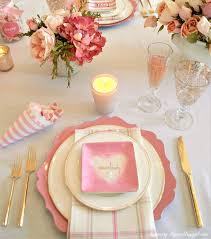 Chic Valentine S Day Table For Valentine S Day Valentine Table Decorations Valentine Day Table Decorations Romantic Table Setting