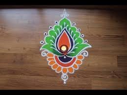 Simple Easy And Quick Freehand Rangoli Designs With Colours Rangoli Designs By Shital Daga Youtub Rangoli Designs Rangoli Colours Colorful Rangoli Designs