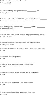 Unicorns, in the king james translation. 4th 5th Grade Bible Trivia Questions Pdf Free Download