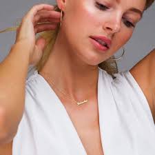 Turandoss Custom Name Necklace Personalized, 14K Gold Plated Name Pendant  Necklace Dainty Name Necklace Personalized Jewelry Gifts for Women Girls  Kids : Amazon.co.uk: Fashion