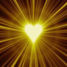 Bright Light Love And Light Yellow Heart Inner Light