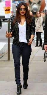 Priyanka Chopra Dressing Priyanka Chopra Dressing Style Priyanka Chopra New Look Priyanka Jacket Outfit Women Biker Jacket Street Style Priyanka Chopra Hot
