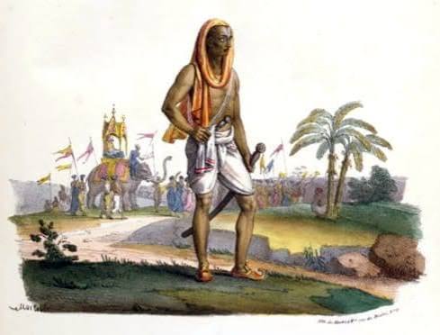 Rare lithographs of Indian life from 1800-1900